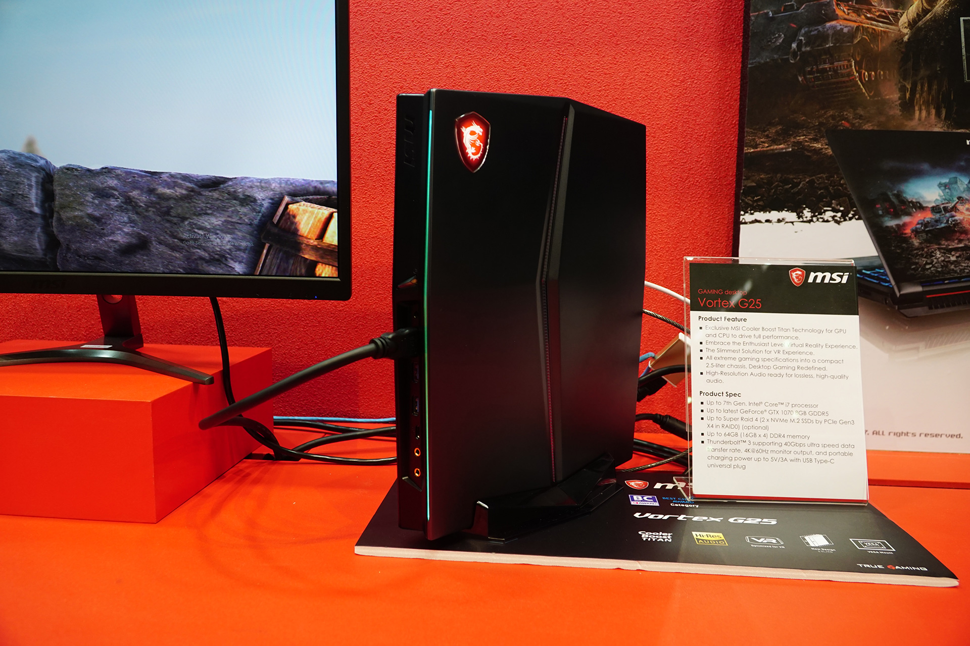 无限与涡旋首度登场台北电脑展微星电竞整机带来全新理念