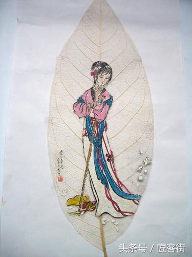 叶中有画画中有叶沉寂了千年的叶脉画岂止是鬼斧神工