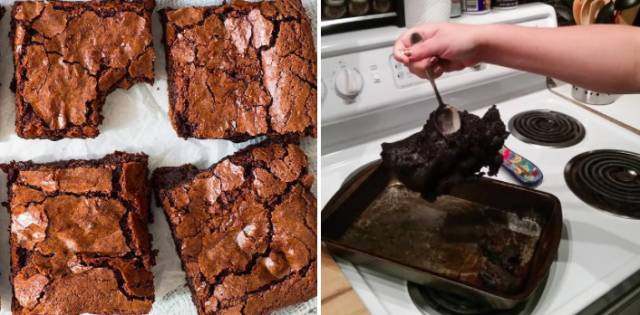 女朋友烤的蛋黄酥,女朋友爱吃的饼干