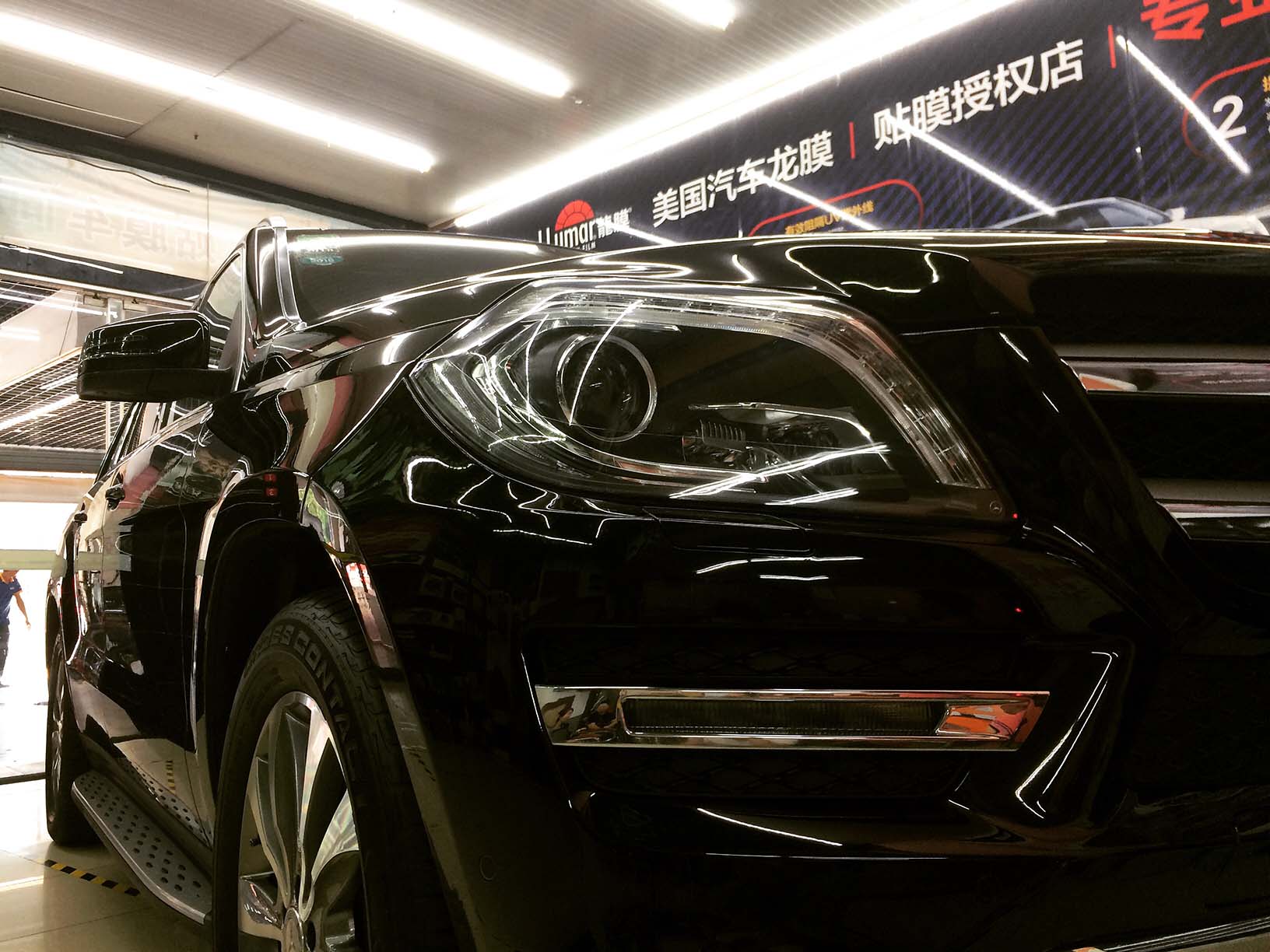 深圳奔驰壹捷X-star镀晶琉晶漆面深度养护