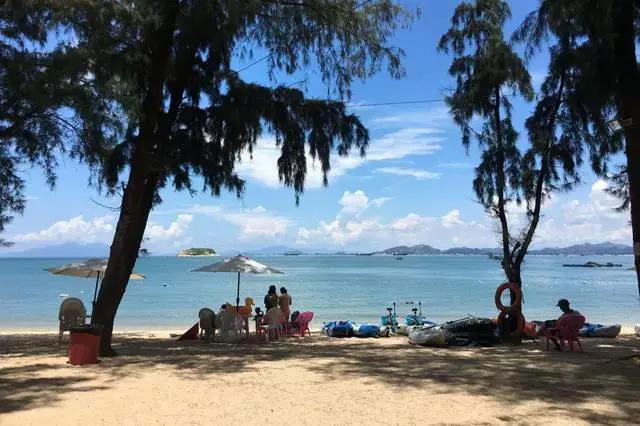 拒绝下饺子，出门就是海，双月湾爱琴海酒店