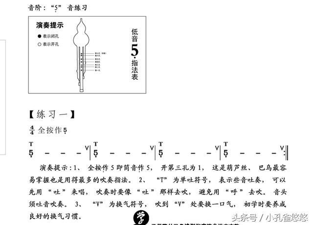 葫芦丝低音1234567,葫芦丝1234567中音练习