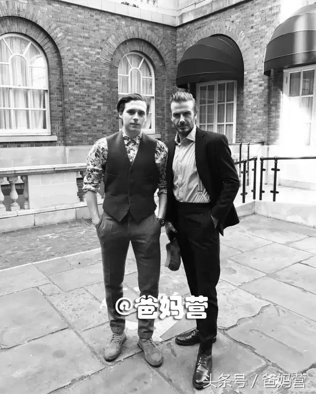 叮！贝克汉姆家2号男主已上线！什么叫「长兄如父」？！