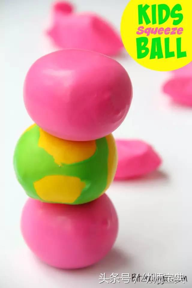 气球减压球教学,1-3岁幼儿气球手工课程
