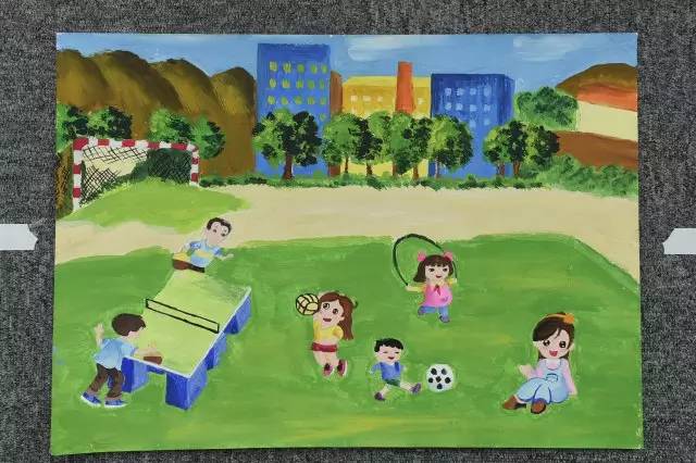 我心中的小学绘画获奖作品,我心中的校园绘画优秀