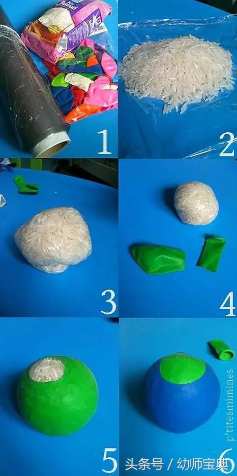 气球减压球教学,1-3岁幼儿气球手工课程