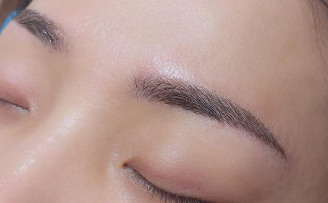 绣眉的后期效果图,绣眉后期成什么样