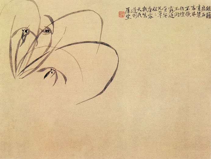 有关梅兰竹菊的中国国画作品,国画梅兰竹菊