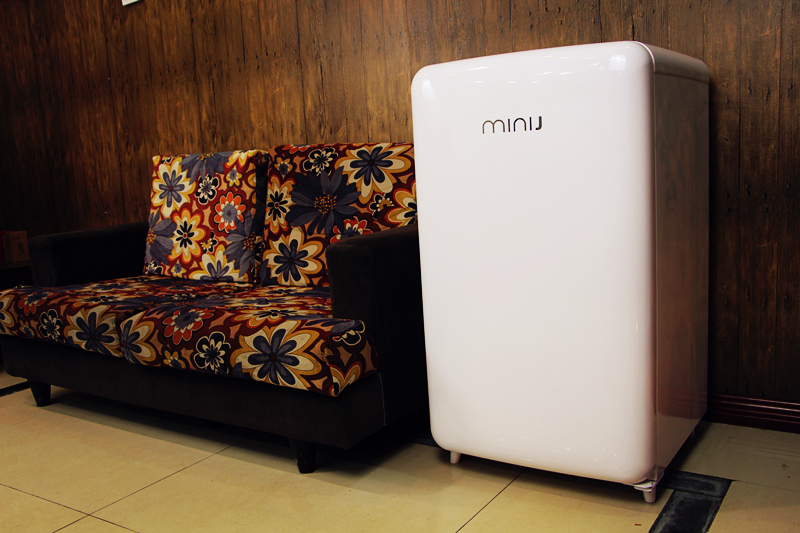 静音复古小冰箱,复古小冰箱双门