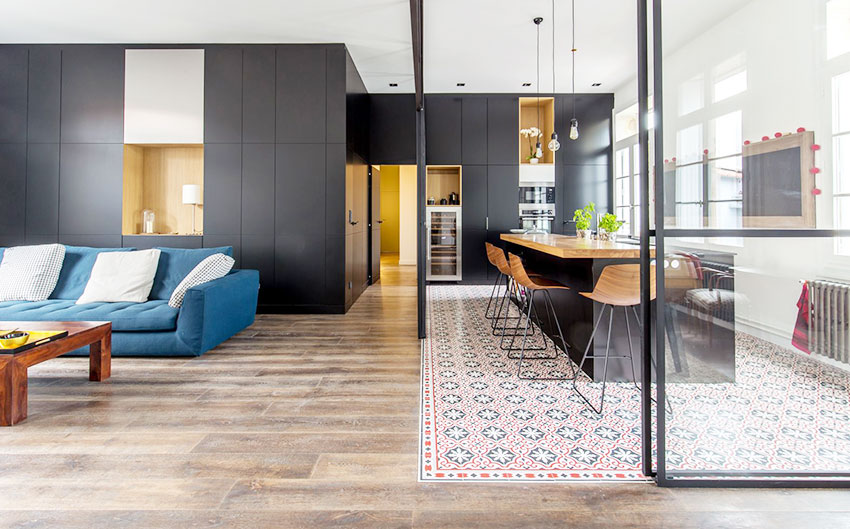 黑框格子玻璃隔断好看吗,黑框玻璃隔断预留尺寸