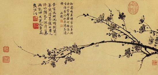 荷花翠鸟图国画寓意,有寓意的植物山水画