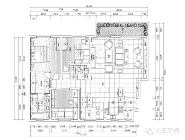 经典,是若干年后再欣赏仍旧好看不土气!180㎡江户雅致台式现代
