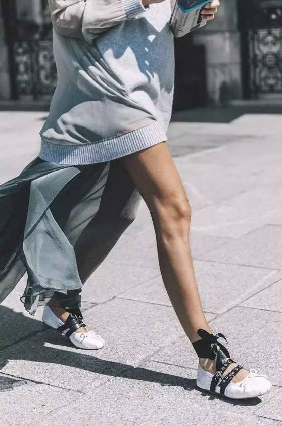 这双芭蕾鞋不跳舞，只是穿起来逆天的好看！