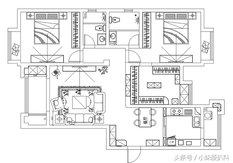 郑州法式风格楼盘,首开国风润城户型图132平