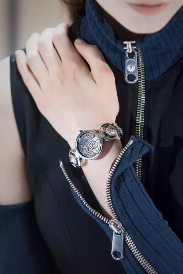 范思哲versacegeo自动腕表,范思哲versace机械金色手表