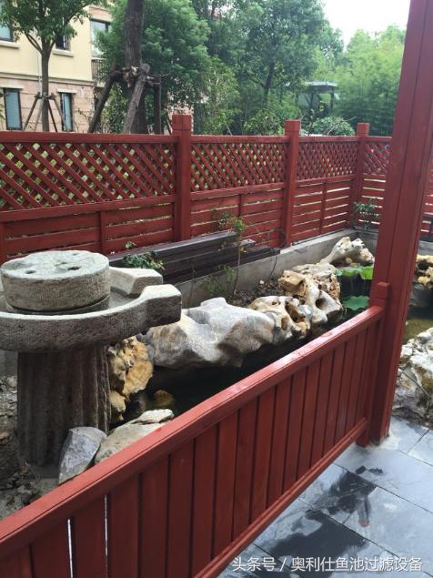 简单实用小庭院鱼池,庭院鱼池改造设计图片