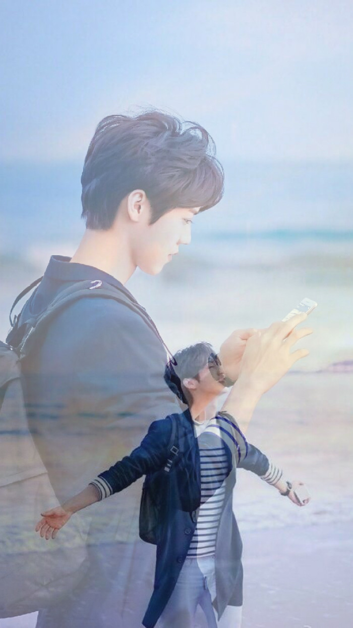 鹿晗勋章歌词壁纸图片,鹿晗照片锁屏壁纸卸妆