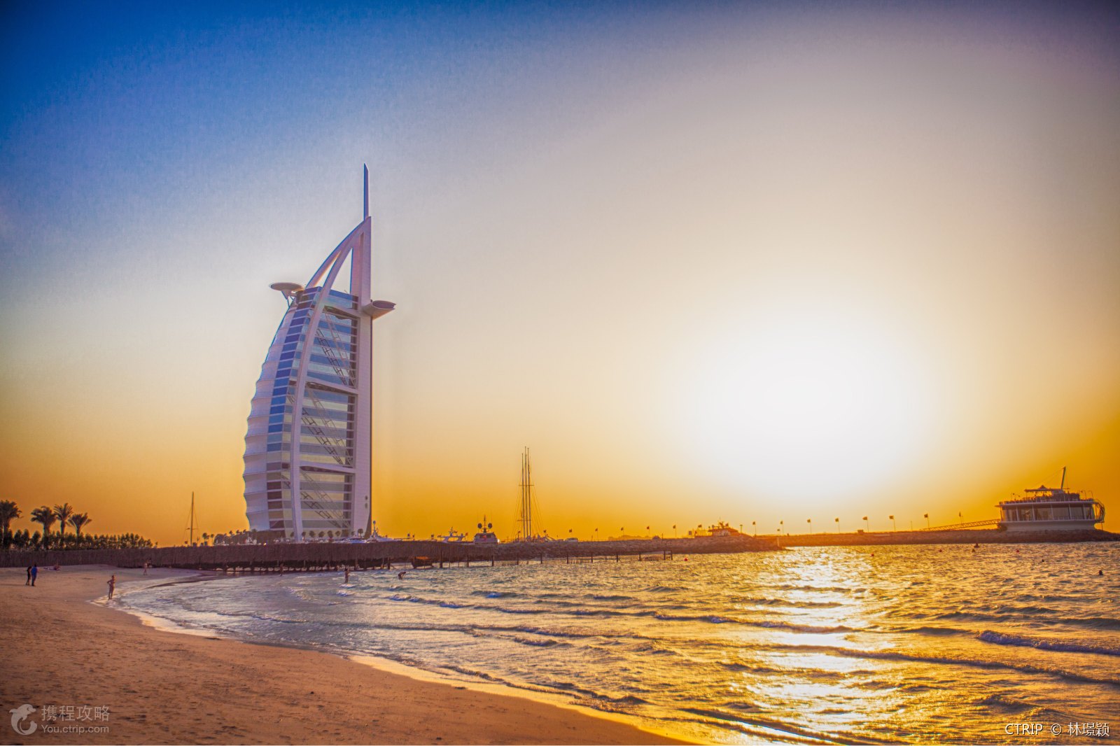 中东阿联酋迪拜哈利法塔,阿拉伯阿联酋迪拜