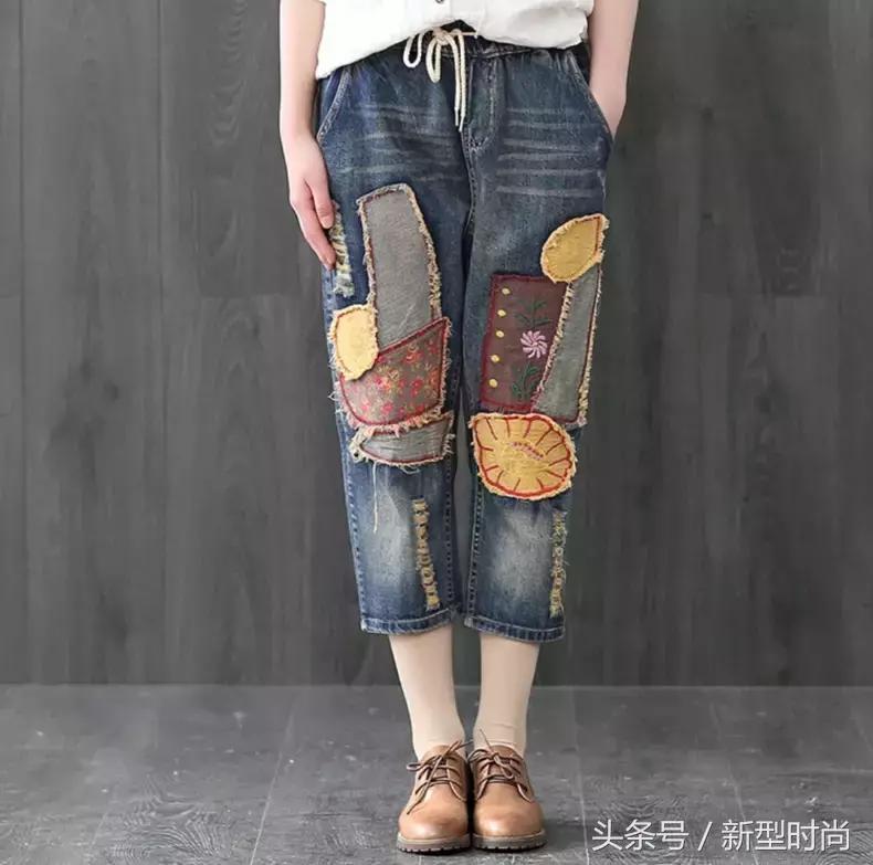 哈伦裤女裤新款宽松百搭粗腿,粗腿适合穿小脚裤还是哈伦裤