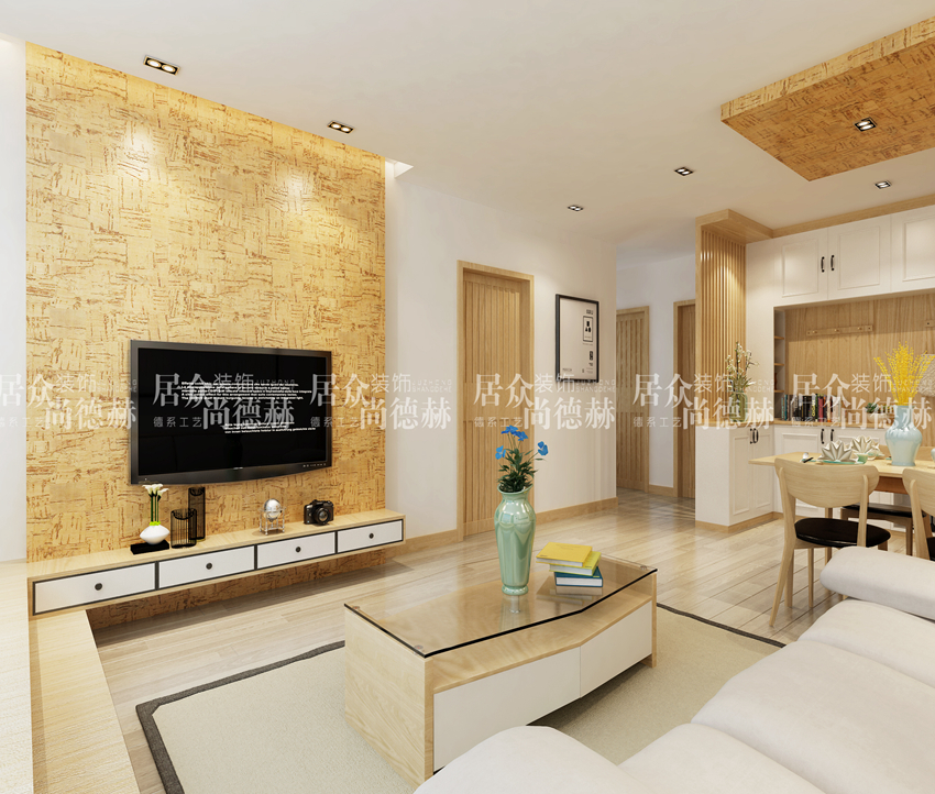 太原市原木风装修,太原泰古城复式