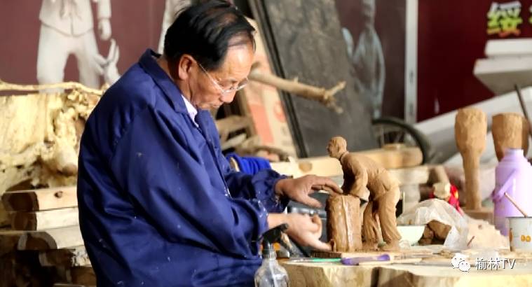 陕西绥德泥塑大师,非遗绥德民间泥塑