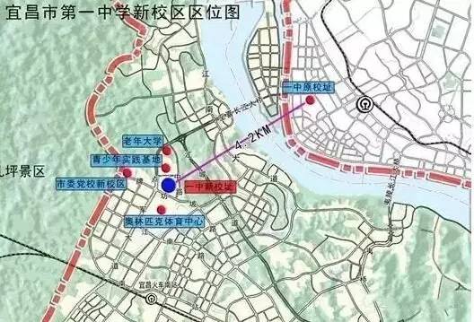 宜昌一中实景,航拍宜昌一中新校区