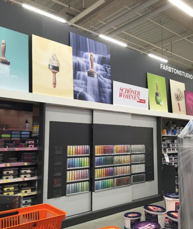 德国建材超市一日游发现预调色漆