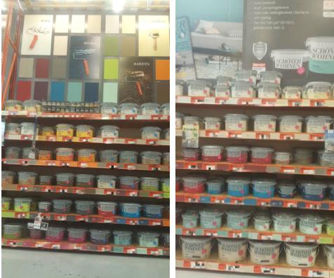 德国建材超市一日游发现预调色漆