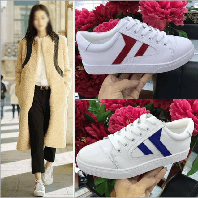 关关的涂鸦款小白鞋,杨幂、唐嫣都有穿,她们也买99元鞋子?