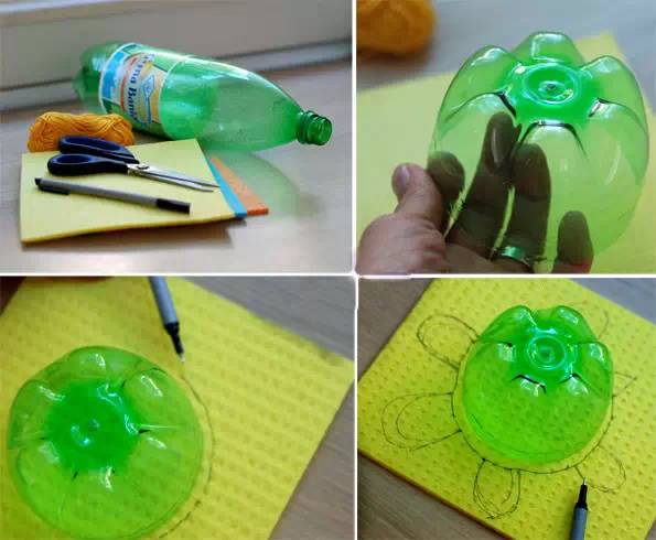 怎么用一个塑料瓶给小乌龟做家,幼儿用鸡蛋盒制作手工小乌龟教程