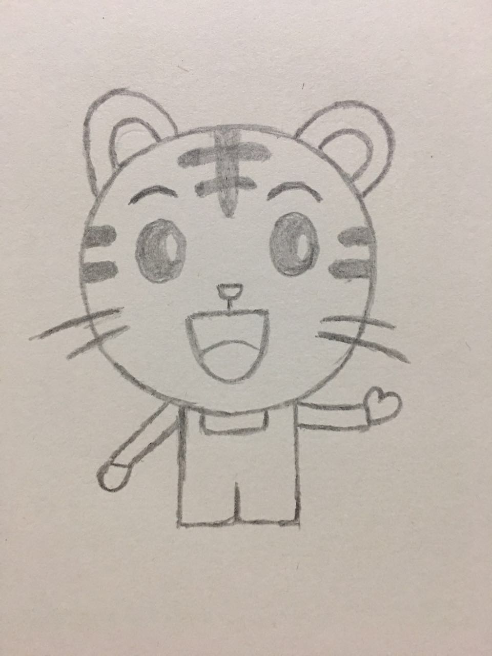 巧虎一家简笔画,巧虎和小花简笔画