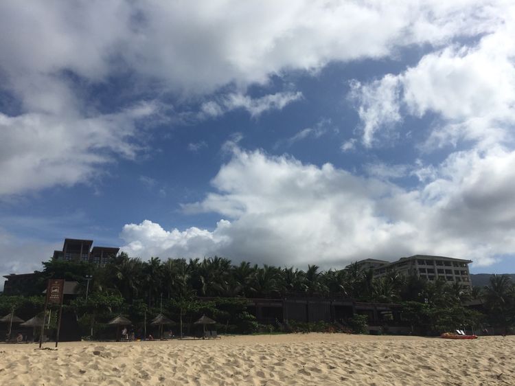 碧海蓝天亚龙湾,三亚美丽的亚龙湾