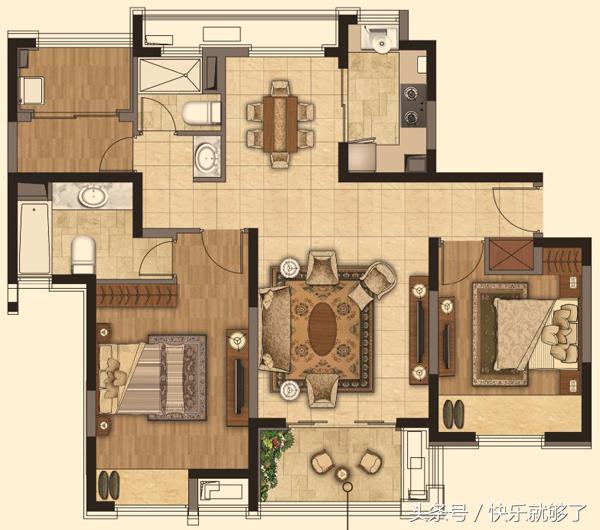 中环国际三期顶楼复式户型图,中环国际公寓三期156平