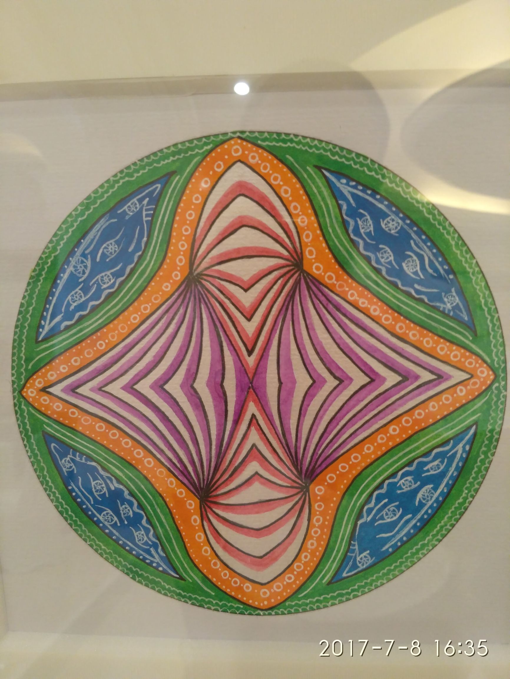 手绘曼陀罗答案,曼陀罗手绘瓶子