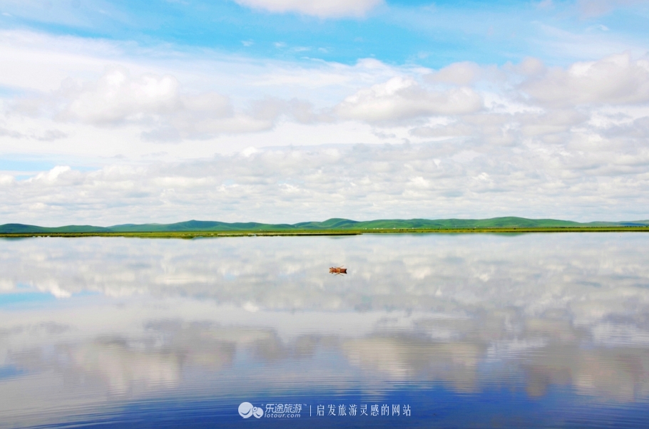 川西高原的真实照,高原天空之镜