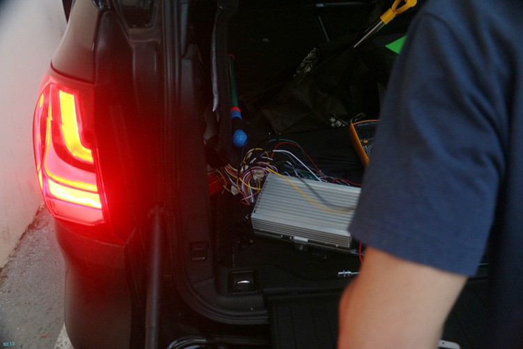 天作之合！8音度H680DSP堪称宝马X5音响改装的绝配！-台州路桥美洁汽车美容