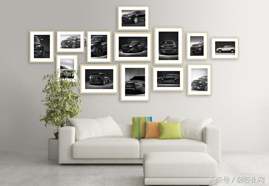 如何设计室内照片墙,装修经验设计师教你如何diy照片墙