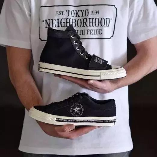 匡威converseambush联名,rickowens联名匡威1970s