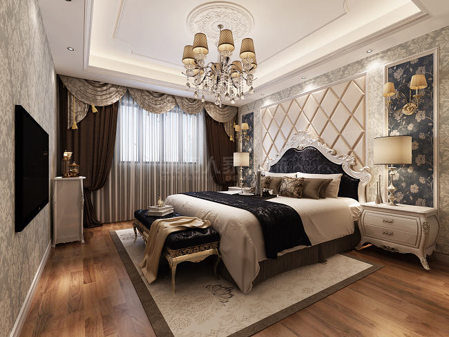 西安首创漫香郡装修效果图,首创漫香郡欧式