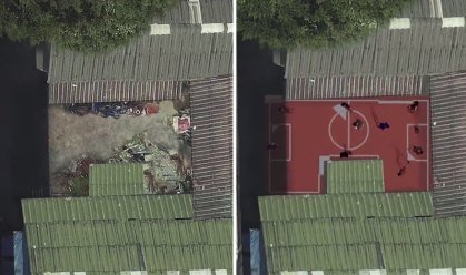 中国难道不应该学习么?曼谷令人耳目一新的不规则足球场