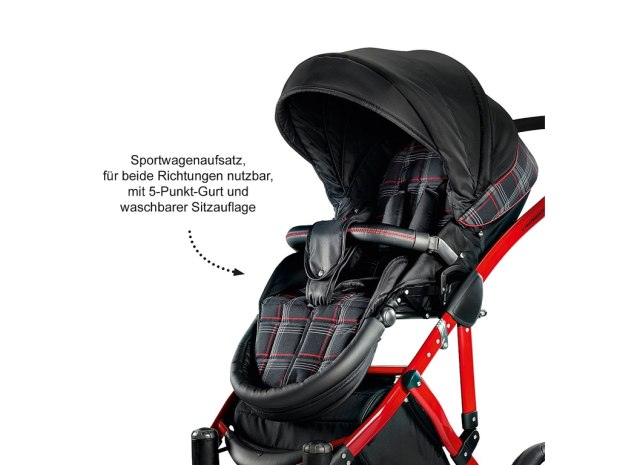 GTI版婴儿车，要的就是从娃娃抓起！