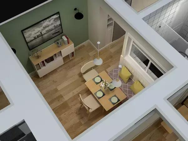 天津姑娘13W逆袭80㎡老房，有颜值又实用，客厅没窗户也能晒太阳！（内附装修干货）