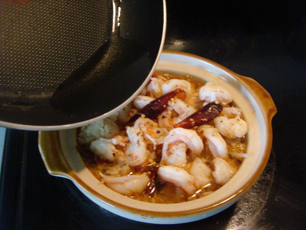 水煮虾球最正宗的做法,芥末水煮虾球