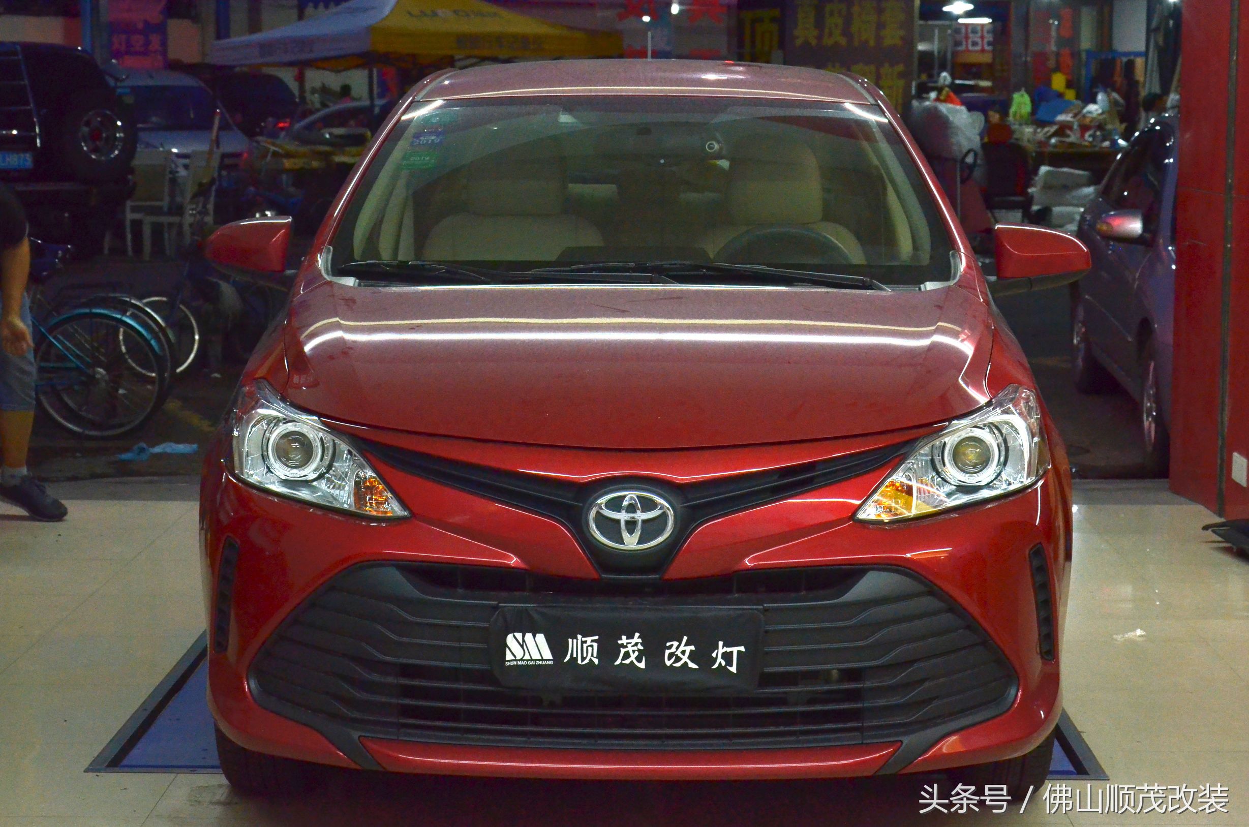 17款丰田威驰大功率大灯,丰田威驰17年款大灯