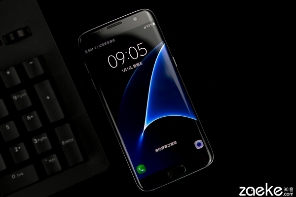 三星s7edge曜岩黑还是星钻黑好看,三星s7edge银色实拍图