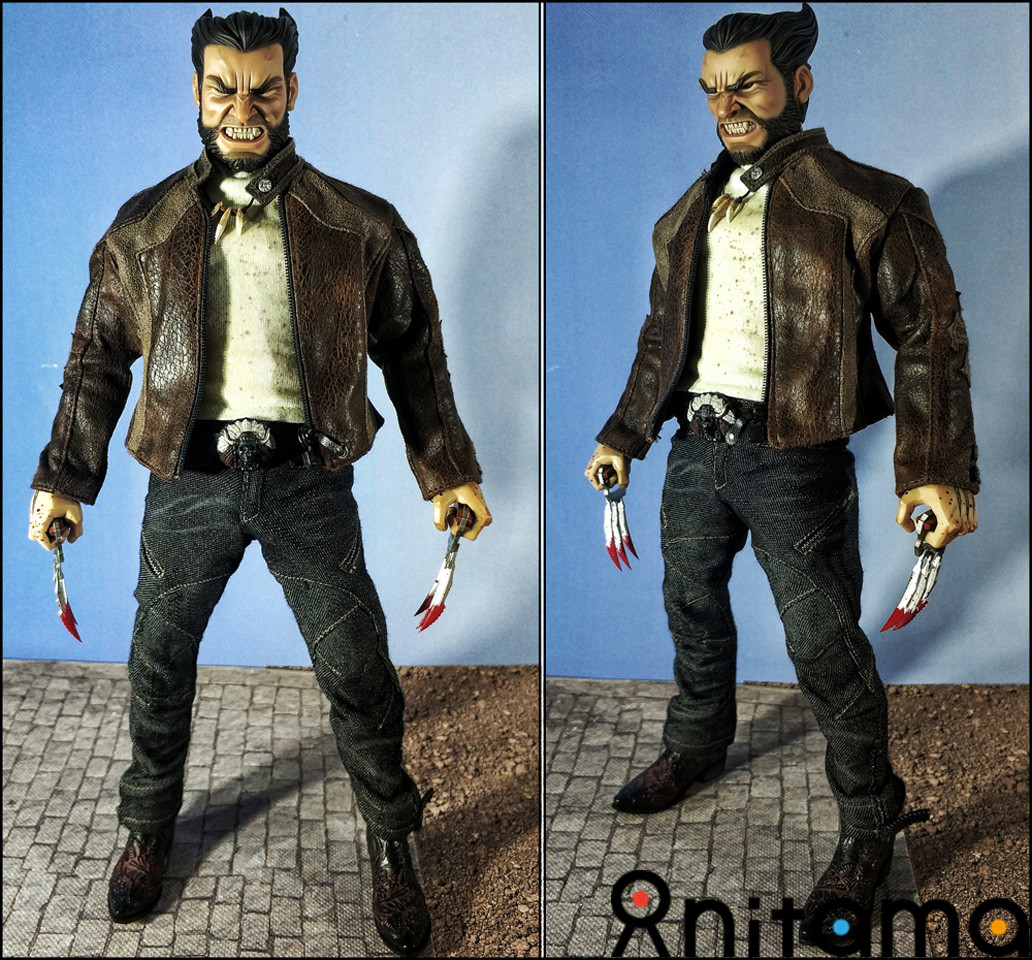 黑道金刚狼-黑帮王国1/6方块5幽灵狼套装测评