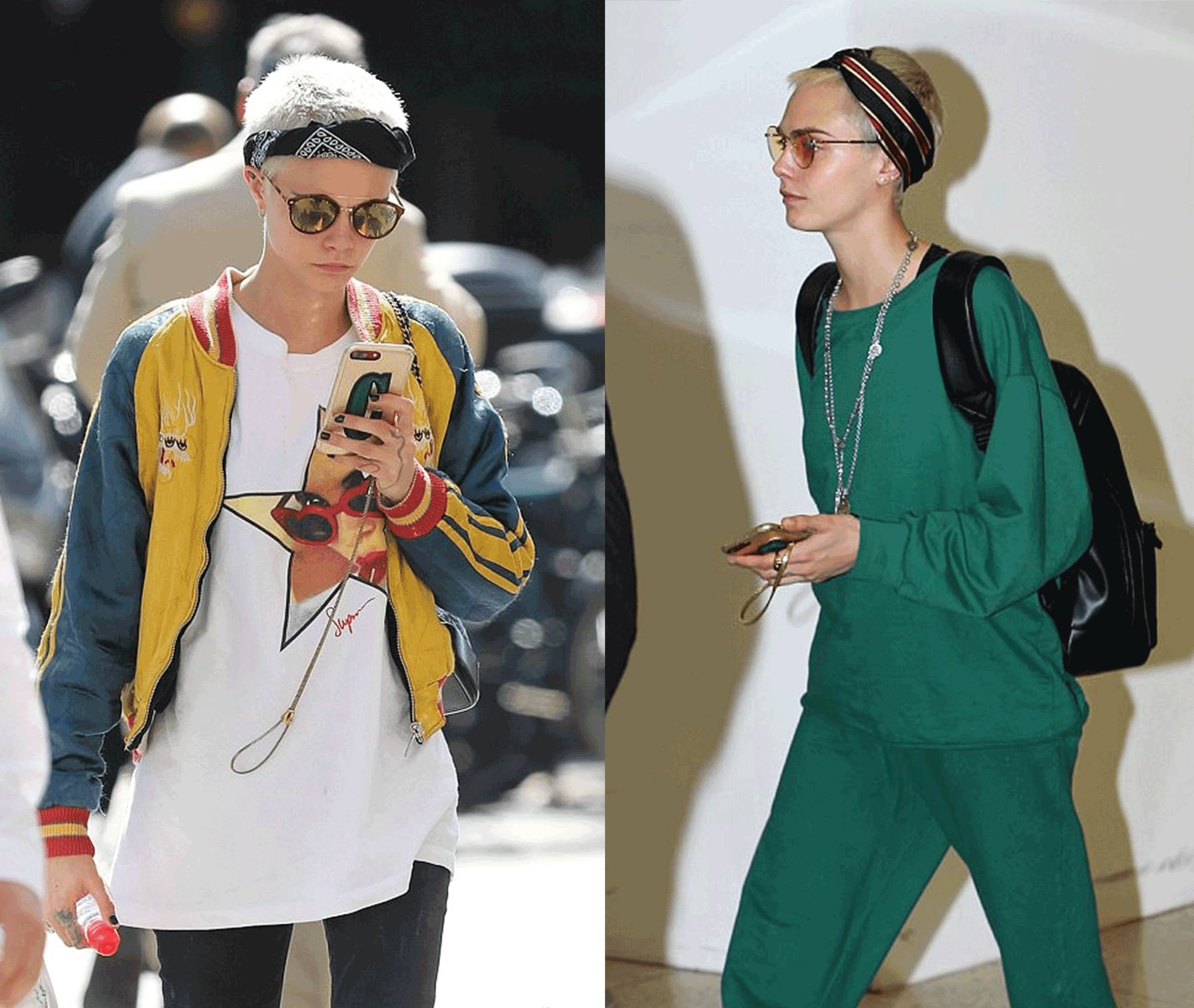 脸大慎入|百变造型,发带搞定