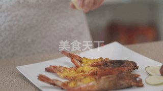 平底锅芝士煎阿根廷红虾,阿根廷红虾香煎怎么做