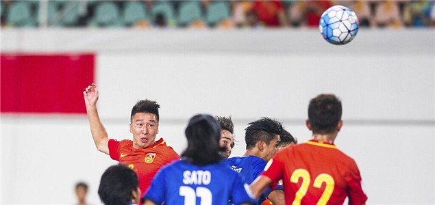 任航踢野球,任航华夏进球