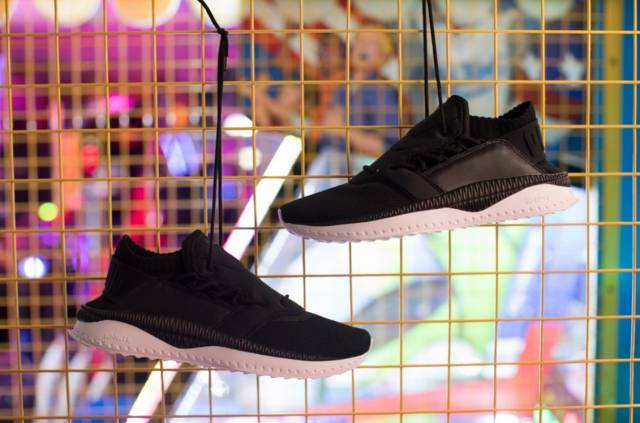 puma蕾哈娜板鞋紫色,puma潮鞋